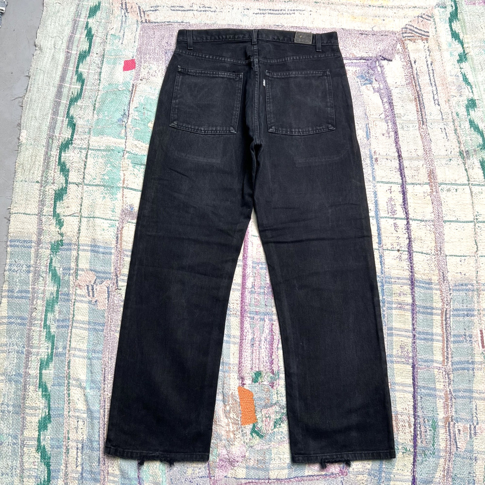 Levi's Jeans Mens 34x31 Black SilverTab Baggy Loose Straight Leg Denim